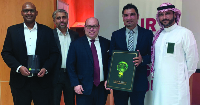 DiplomaticQuarter: Austrian Embassy honors Saudi winner of Energy Globe Award