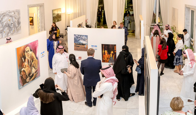 German Embassy stages group exhibition to support emerging Saudi artists