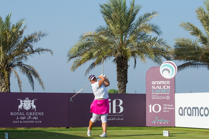 Hewson claims the halfway lead at Aramco Saudi Ladies International