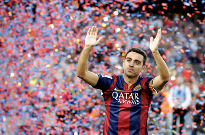 Barcelona said on Saturday they had named former midfielder and captain Xavi Hernandez as head coach on a contract until 2024. (Reuters/File Photo)
