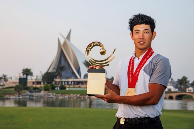 Keita Nakajima became the third player from Japan to win the Asia-Pacific Amateur Championship. (Supplied/AAC)