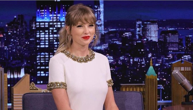 Taylor Swift guest stars on ‘The Tonight Show’ wearing Zuhair Murad