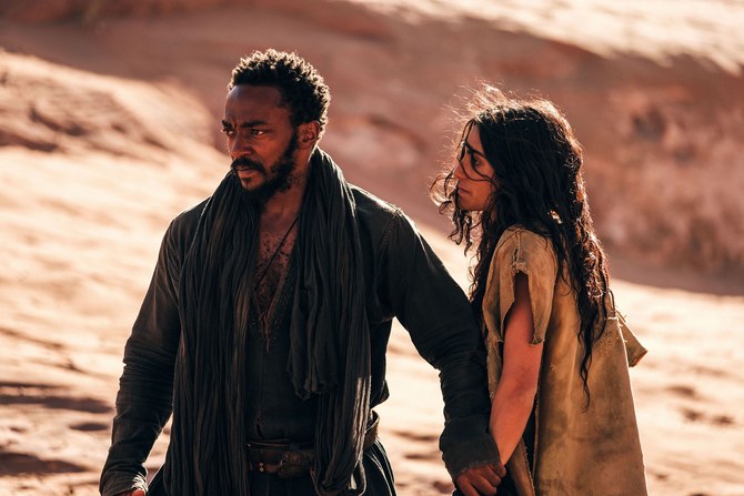“Desert Warrior” is currently being filmed in NEOM and Tabuk in Saudi Arabia. The shooting began in September and is expected to continue for three months. (Supplied)