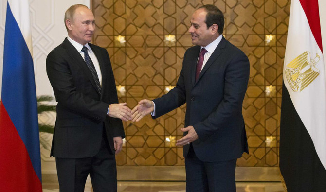 El-Sisi, Putin discuss nuclear plant, industrial zone