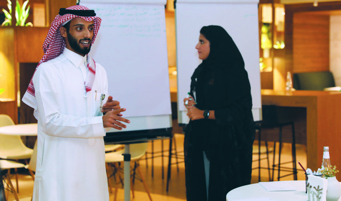 More than 20 young women and men took part in the workshops to strengthen key areas of Diriyah’s community.