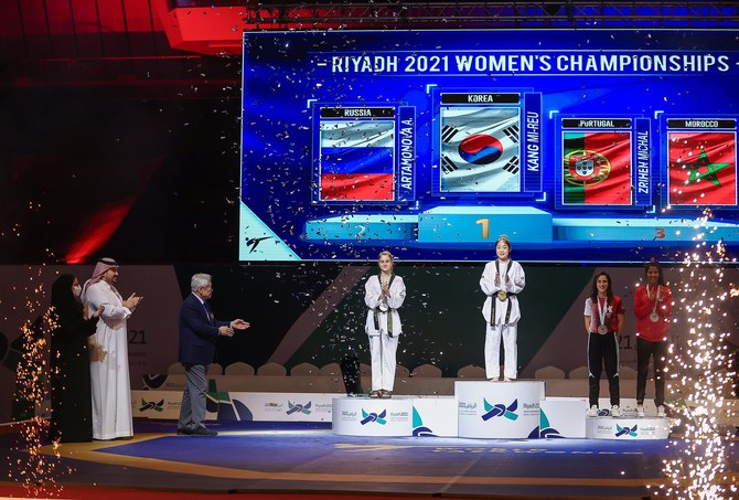 Winners crowned on final day of women’s Taekwondo championship in Riyadh