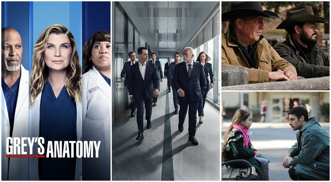 OSN top-watched content includes Grey's Anatomy, Succession, Yellowstone and Tufah Al-Haram. (Supplied)