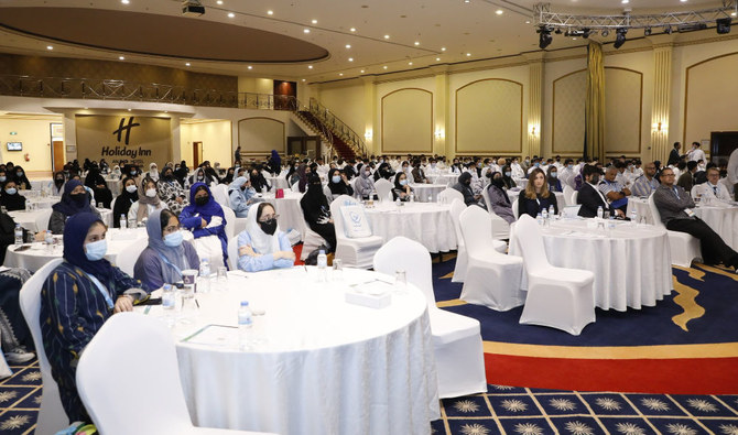 More than 200 Saudi students take part in university admission workshop. (Twitter: @mawhiba)