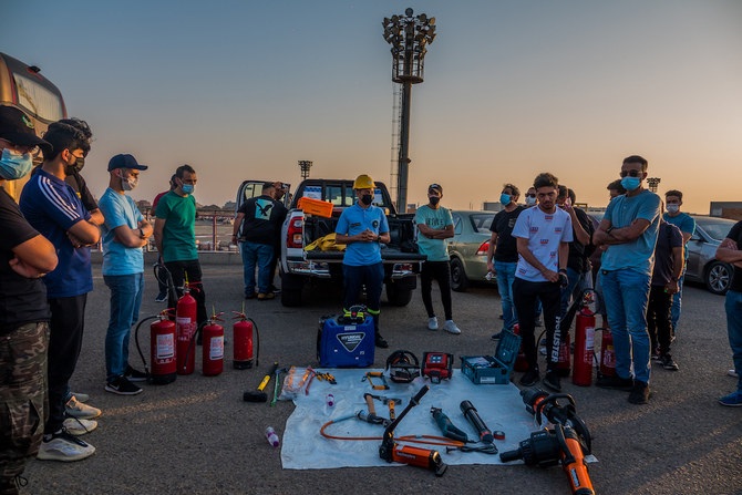 UK, Saudi firefighters join forces for Jeddah F1 Grand Prix
