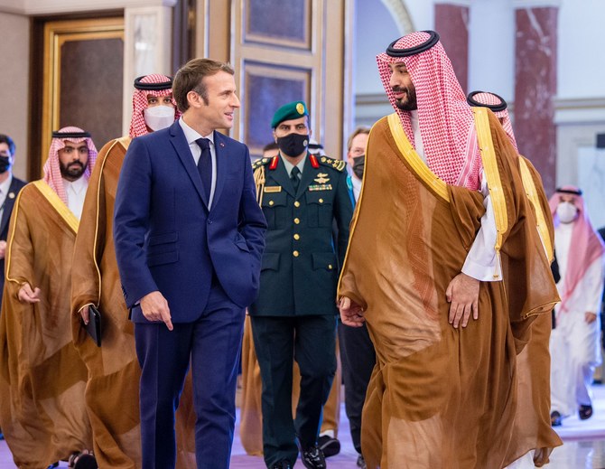 Saudi, French firms sign 27 MoUs as Macron visits the Kingdom