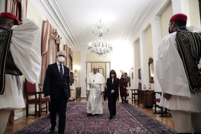 Pope Francis hits out at EU migration divisions at start of Greek visit