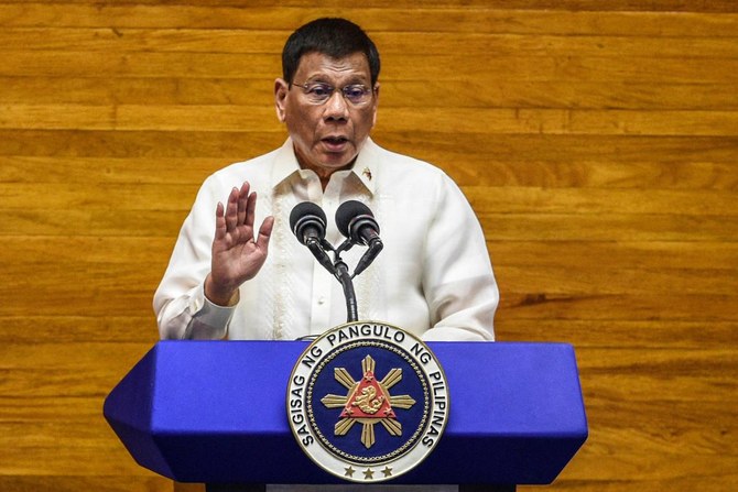 Philippines’ Duterte withdraws candidacy for a senate seat
