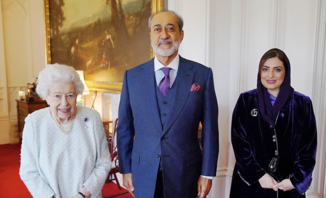 Queen Elizabeth II holds in-person meeting with Oman’s sultan
