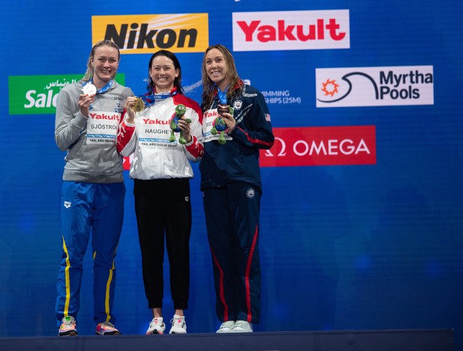 Three world records broken on third day of FINA World Swimming Championship in Abu Dhabi