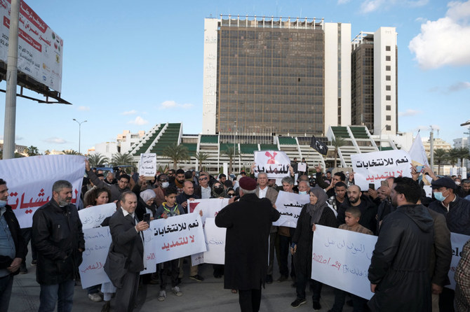 Libyans  protest against poll cancellation