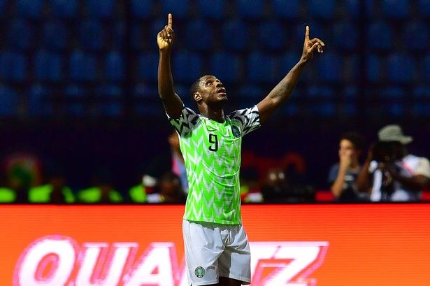 Ighalo, who has netted 16 times for his country, is currently the leading goalscorer in the Saudi Pro League season. (AFP/File Photo)