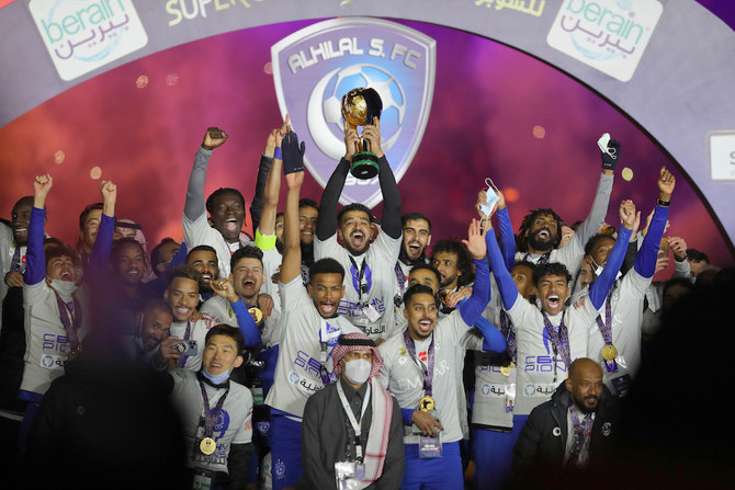 The Super Cup is a second trophy in the space of six weeks for Leonardo Jardim’s men, who won the AFC Champions League trophy against Korea’s Pohang Steelers. (AN Photo/Basheer Saleh)