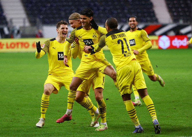 Dortmund fight back in Frankfurt to trim lead of Covid-hit Bayern