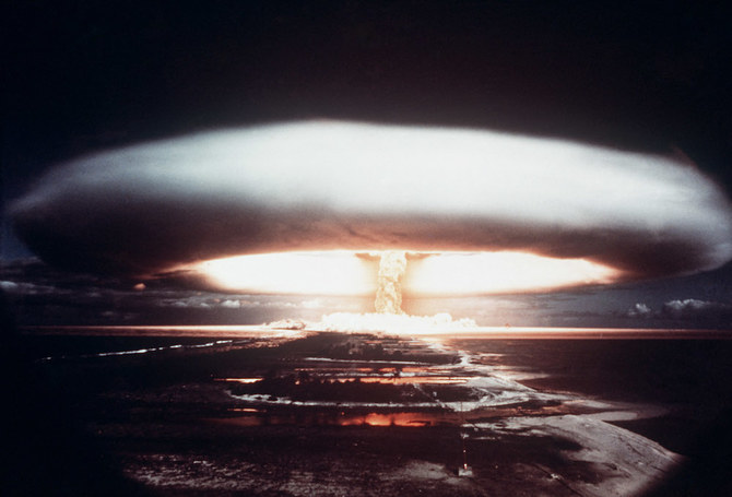Experts believe the risk of nuclear war is closer than ever, with the infamous Doomsday Clock — a prediction on when mushroom clouds will rise over the world’s cities — being set to 100 seconds to midnight. (AFP)