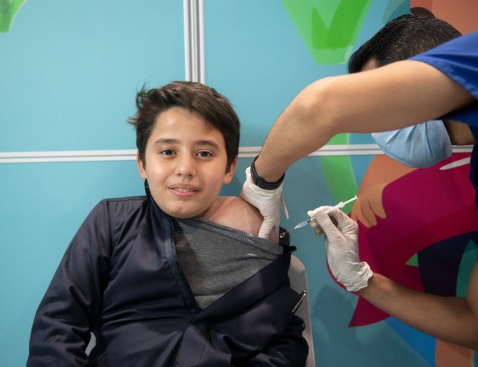 The Saudi health ministry is continuing with the Kingdom's vaccination plan, and more than 53 million doses of a coronavirus vaccine have been administered. (Twitter: @SaudiMOH)