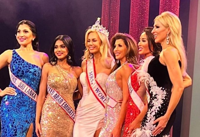 Two Mideast representatives runners-up at Mrs World competition