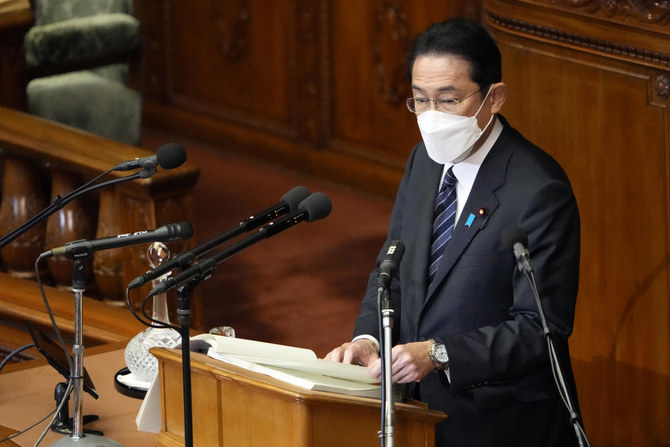 Japan’s Kishida says virus measures, defense top priorities