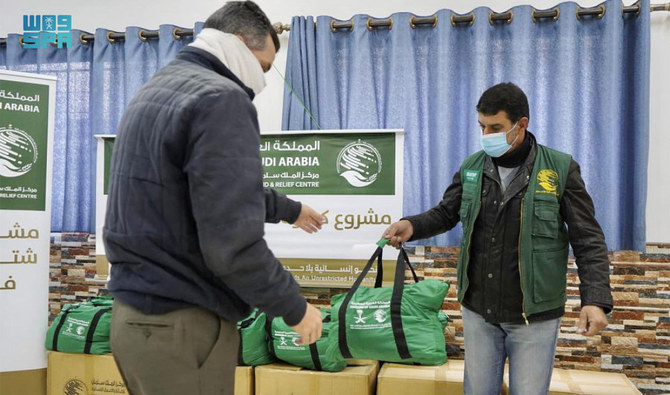 KSrelief continued its distribution of winter supplies to needy families in Jordan. (SPA)