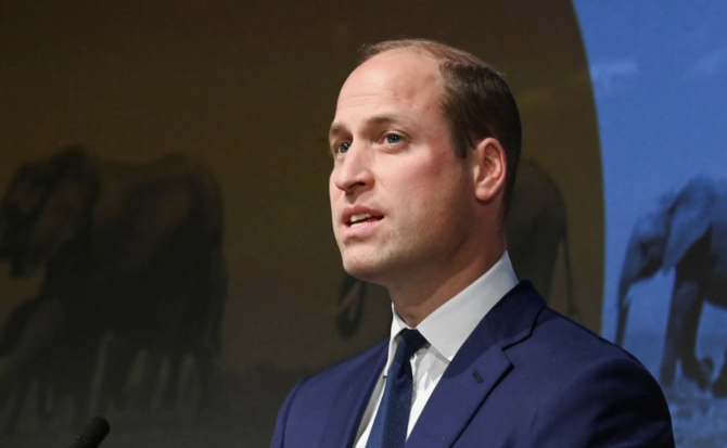 Britain's Prince William, Duke of Cambridge, delivering a speech at the Tusk Conservation Awards in London on November 22. (Reuters/File Photo)