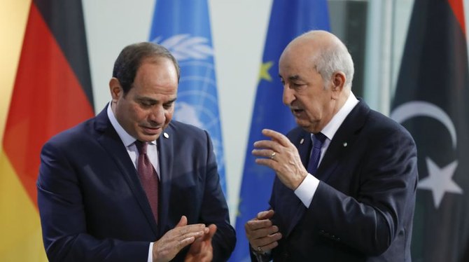 Algerian president in Egypt on official visit