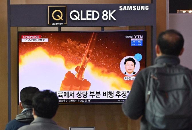 North Korea fires two suspected cruise missiles, Seoul says