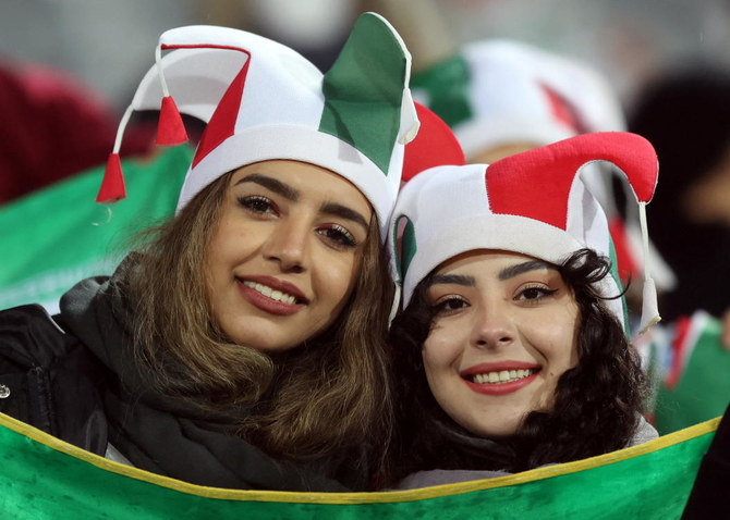 Women attend Iran-Iraq match in Tehran stadium