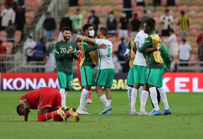 Saudi Arabia take giant step towards 2022 World Cup with tense win over Oman