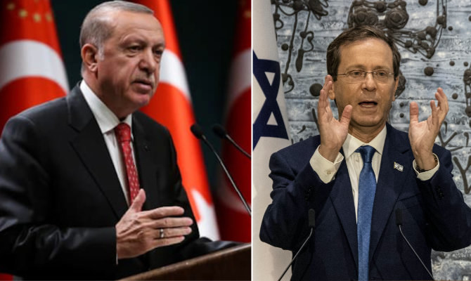 Presidential visit to Ankara could start ‘new period’ in Israel-Turkey relations: Erdogan