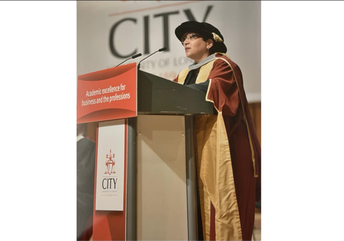 CNN’s Caroline Faraj awarded honorary doctorate from City, University of London