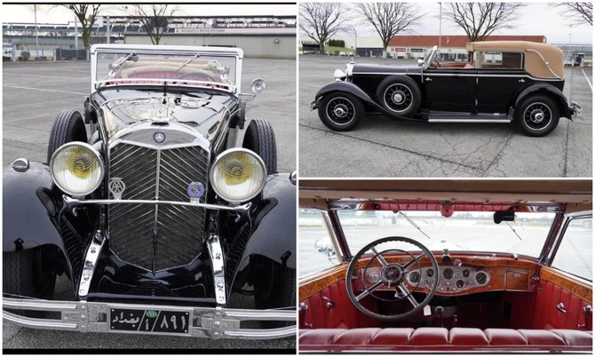 King Faisal I of Iraq, who was helped into his position by the British diplomat, archaeologist and adventurer T.E. Lawrence, bought the Mercedes-Benz 770K four-door cabriolet in 1930. (Indianapolis Motor Speedway Foundation)