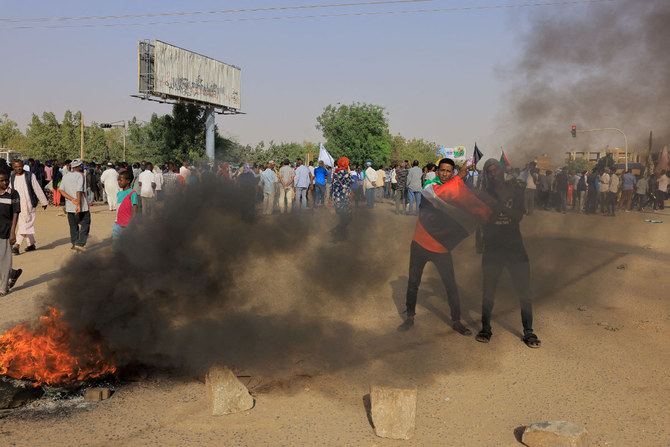 Protesters take to Sudan’s streets again, decrying coup and arrests