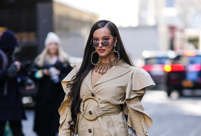 Canadian-Moroccan singer Faouzia’s street style turns heads at New York Fashion Week