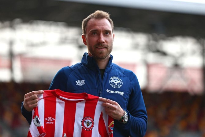 Brentford’s Eriksen to play first competitive match since cardiac arrest