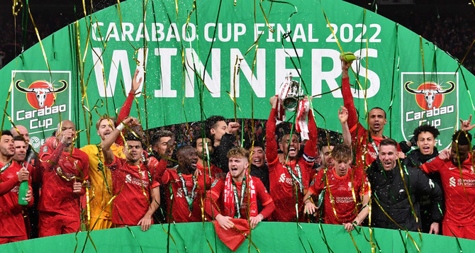 Liverpool beats Chelsea 11-10 on penalties to win League Cup