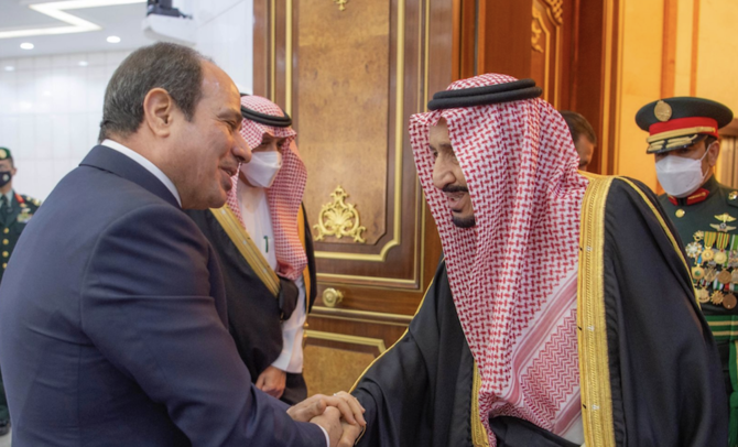 Egypt’s El-Sisi arrives in Saudi Arabia on official visit
