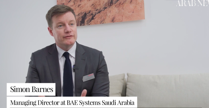 BAE Systems has Saudi Arabia’s 2030 localization targets as its core goal