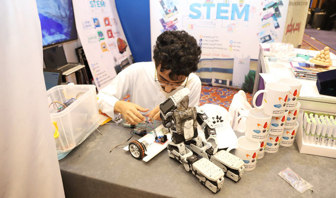 The digital education tools on show included robotics and all-powered learning products. Exhibitors said it was an excellent platform for business deals. (Supplied)