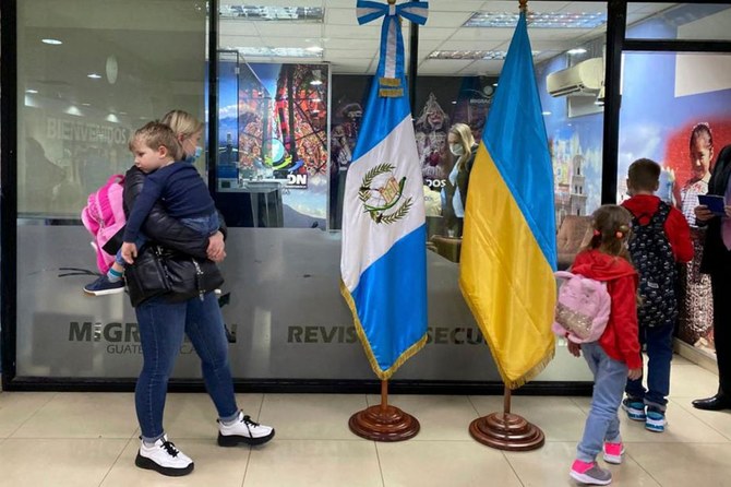 Guatemala receives first arrivals of Ukrainians fleeing conflict