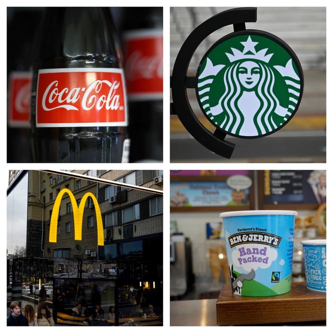 Both of the soda giants, along with McDonald’s, Starbucks and others, had announced the suspension of their businesses in Russia. (AFP)