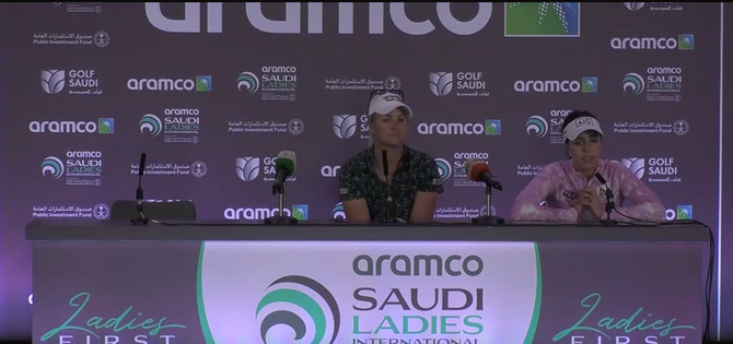 Have fun with it: Golf stars encourage Saudi females to try out the sport