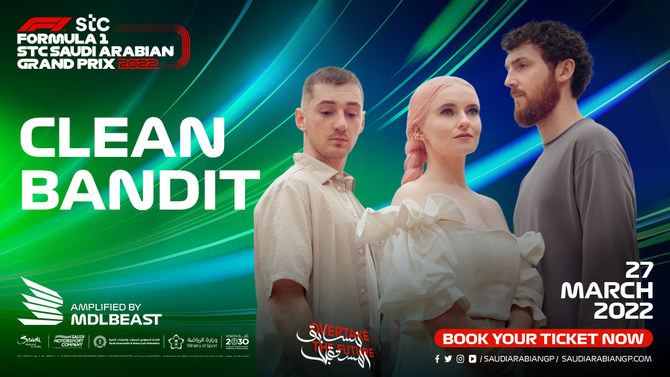 Clean Bandit to perform live in Jeddah as part of Saudi Grand Prix