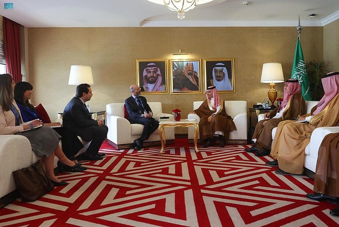 Saudi FM meets US envoy to Iran