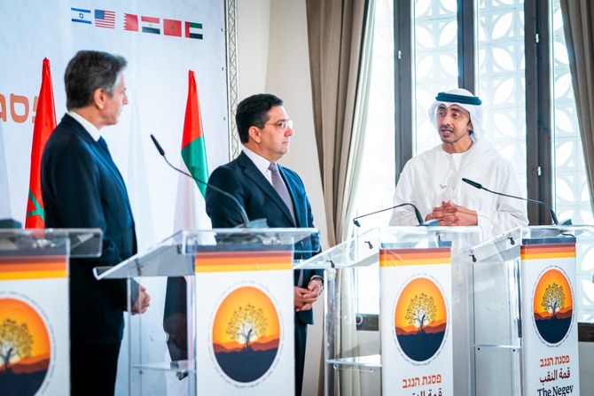 UAE reaffirms its support for Palestinian cause at Negev Summit