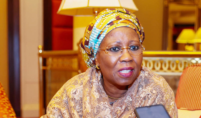 Nigerian Minister of State for Industry, Trade and Investment Mariam Yalwaji Katagum. (AN photo by Saad Soud Aldossari)