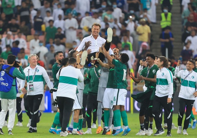 Herve Renard has reason to smile at Saudi Arabia’s World Cup draw